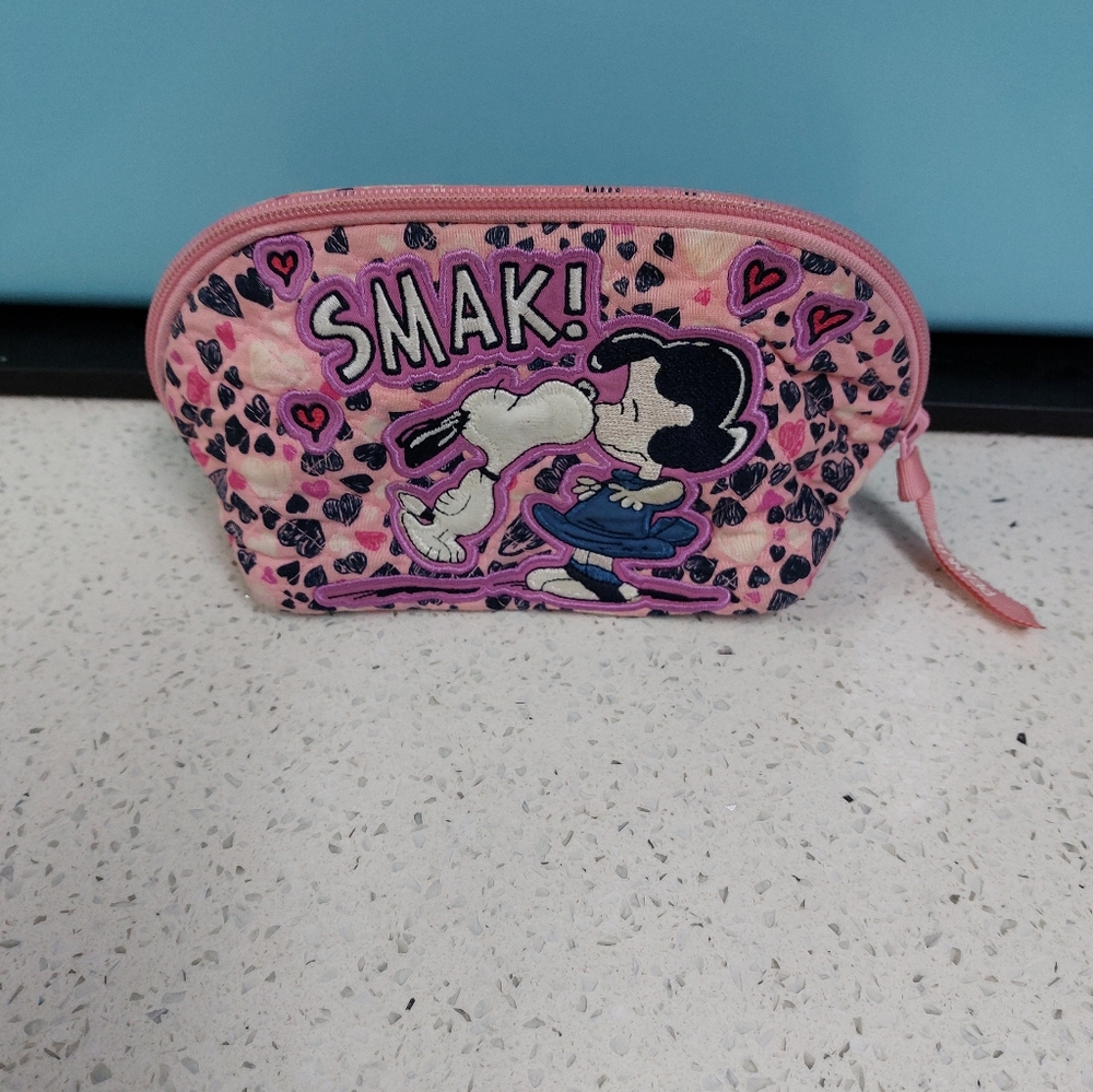 Vera Bradley Love You Lots Snoopy Hearts 💕 Medium Cosmetic NWT